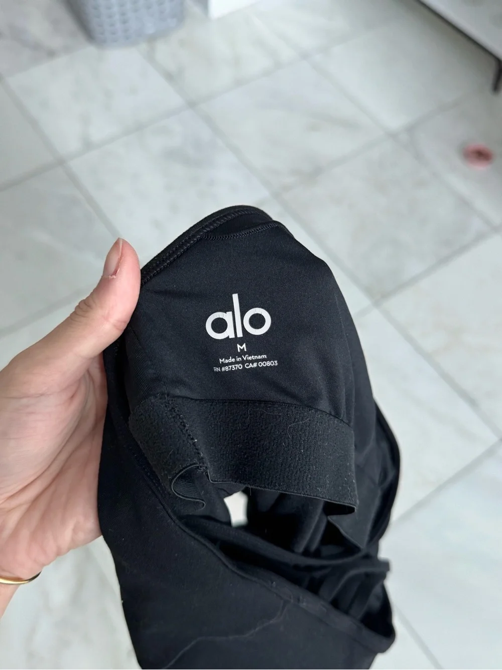 ALO Yoga Black Fitted Romper
